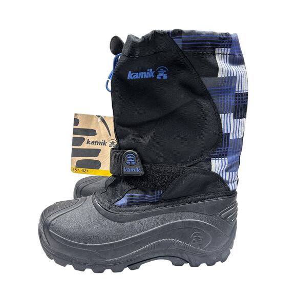 Kamik Boys'/Kids' Snow Boots Waterproof Insulated Winter Cold Weather Size 3 - Picture 1 of 5